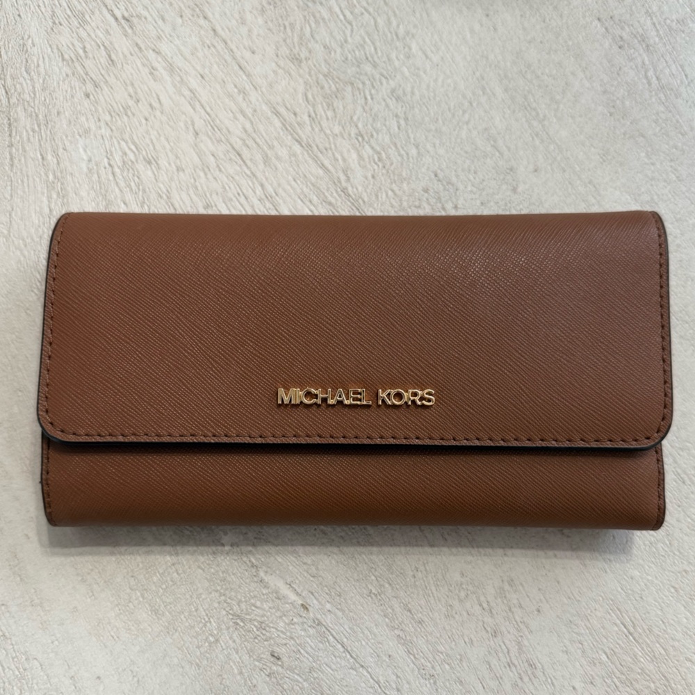 Michael Kors Tan Leather Wallet
